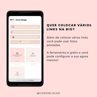 Como colocar vários links na bio do Instagram